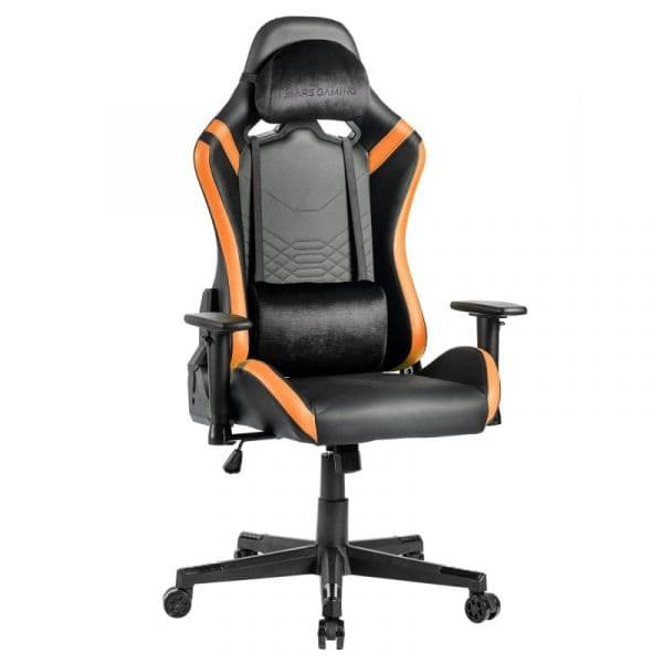 Cadeira Gaming Mars Gaming Cadeira Gaming MGC-PRO Preta/Laranja
