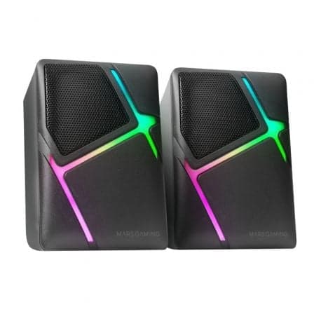 Mars Gaming MS-H Colunas Compactos RGB 10W Pretas