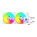 Mars Gaming Cooler CPU ML-VISION240 LCD ARGB Liquid Branco - MLVISION240W