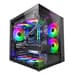 Mars Gaming MCV-ONE ATX FRGB com Duplo Vidro Temperado e Ventoinha Traseira 12cm Preto