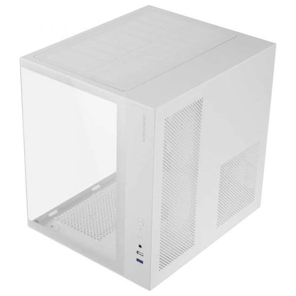 Mars Gaming MCV-ONE ATX FRGB com Duplo Vidro Temperado e Ventoinha Traseira 12cm Branco