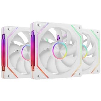 Mars Gaming Ventoinha 120mm LinkFinityKit2 Mirror Argb PWM Branca (Pack3) - MFLINKFINITYKIT2W