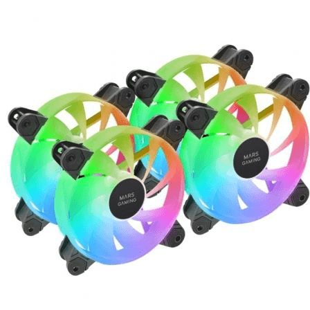 Mars Gaming MF-4A Ventoinha ARGB 120mm Preto
