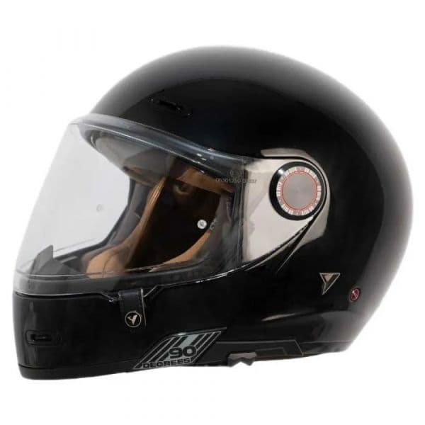 By City Capacete Modular 90 Degrees Black Shiny M