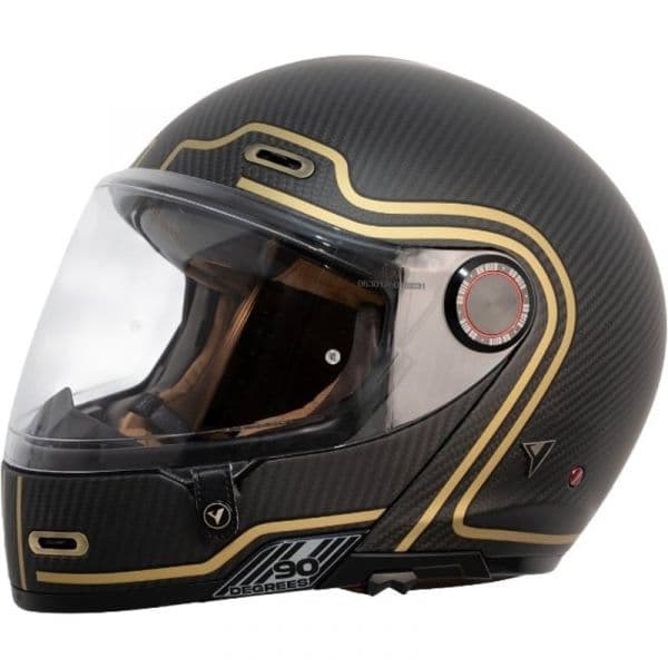 By City Capacete Modular 90 Degrees Gold / Carbon M