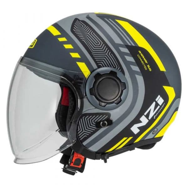 NZI Capacete Jet Ringway 2 Duo Antera Connected Anthracite / Grey XXL