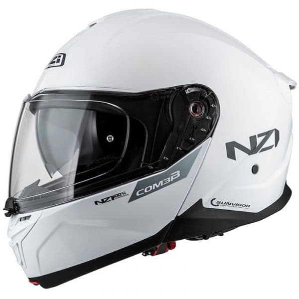 NZI Capacete Modular Combi 3 Duo Branco M
