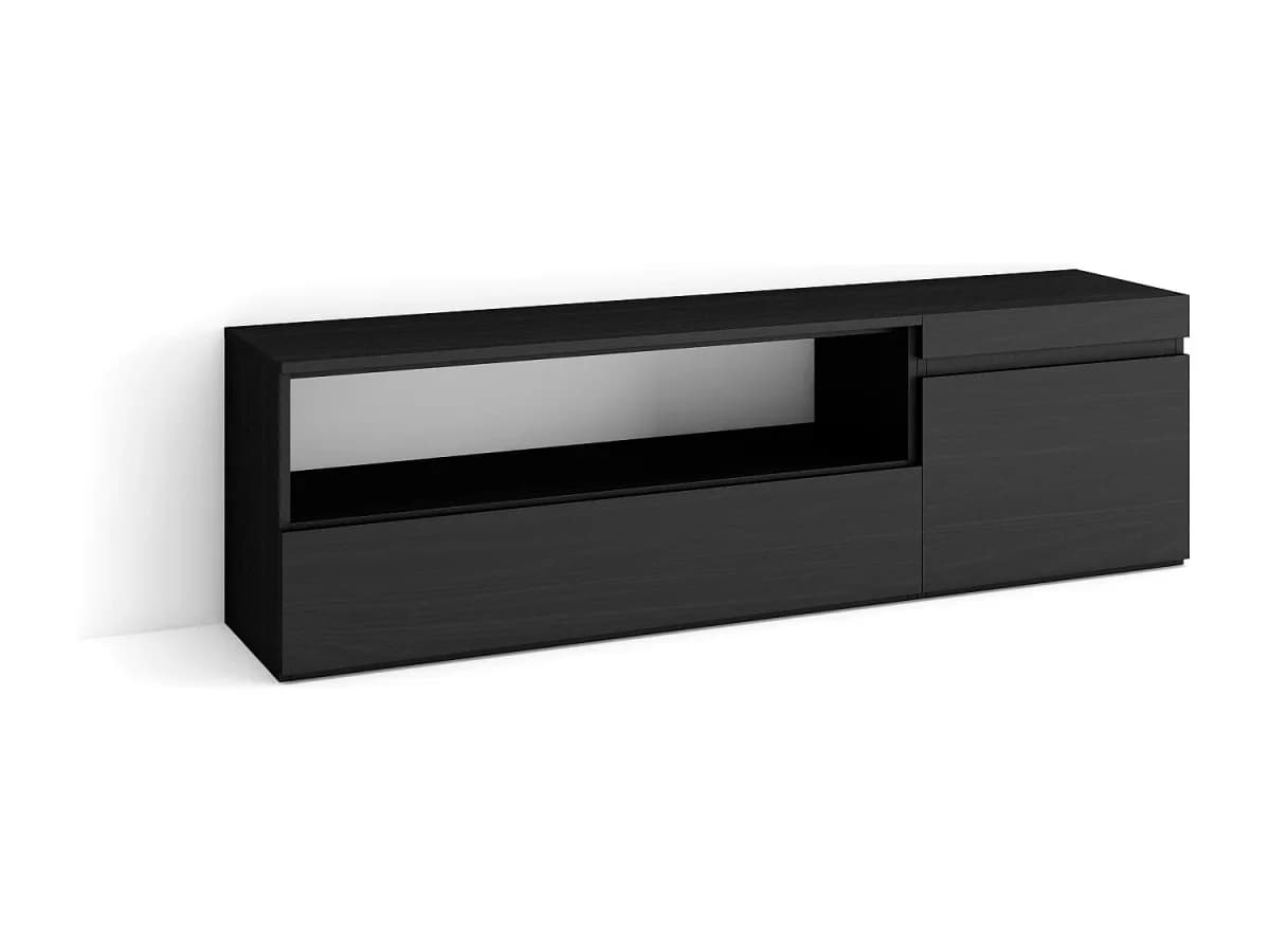 Móvel de TV, 150x35x45cm, Para televisores até 65", Estante para TV, Cimento