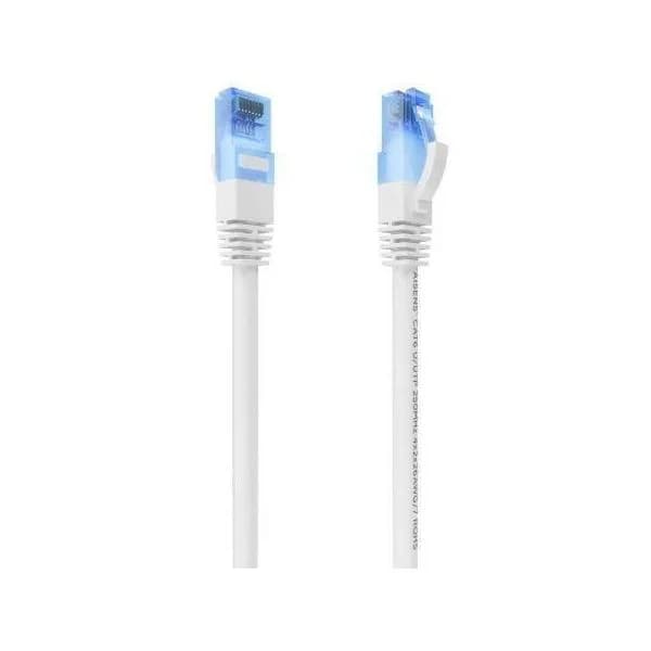 AISENS A135-0818 Cabo de Rede RJ45 UTP AWG26 CCA Cat.6 75cm Branco