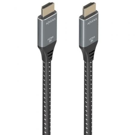 Cabo HDMI 2.1 AISENS / 8K / 5m / Cinza e Preto