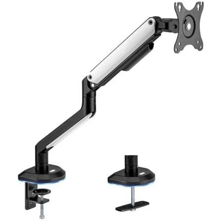 Aisens RGB Gaming Contrapeso (3 pivotes - 1 braço) Suporte de Mesa Giratório e Inclinável para Monitor/TV de 17" a 32"