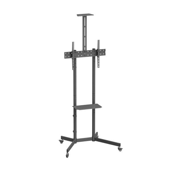 Suporte de chão AISENS WT70TSR-R com rodas, inclinação, VESA 600x400, até 45 kg, preto