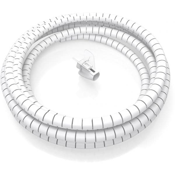 Aisens Organizador de Cabos em Espiral 25mm 1m Branco A151-0917