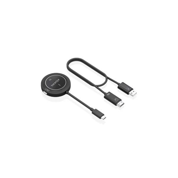 AISENS ASWL-H2KC30M003-BK Adaptador Transmissor de Vídeo Sem Fios USB Tipo-C para HDMI 1080P Preto 30m