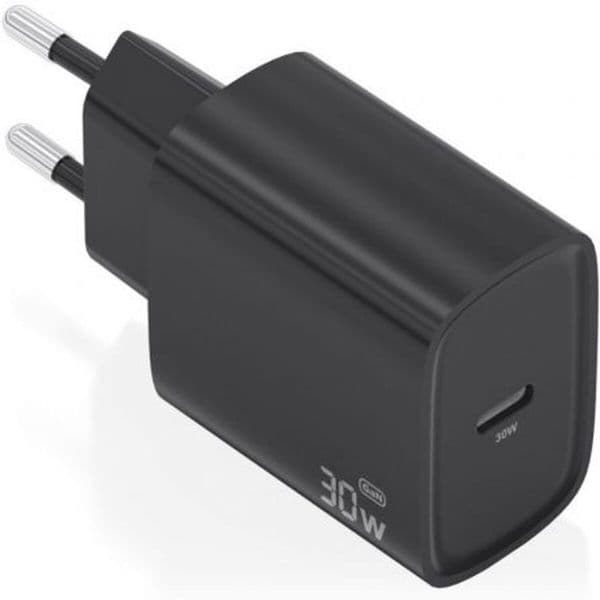 Aisens Carregador A110-0951  GaN 30W USB-C PD3.0 AI Black