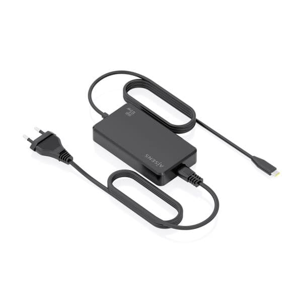 Aisens Carregador ASCH-1PD65D068-BK 65W Black