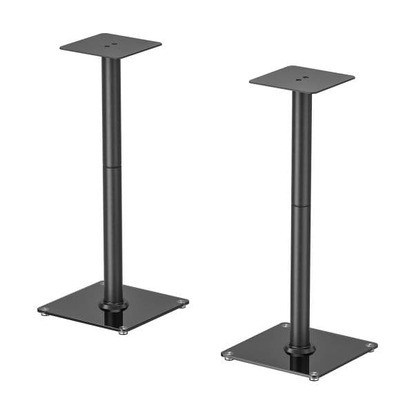 AISENS Suporte de Chão Universal SPK11U-433 para Colunas, Carga Máxima 25kg, 76.5cm, Preto