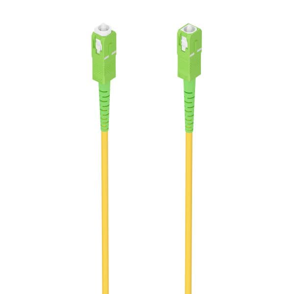Aisens A152-0982 Cabo Fibra Óptica Simplex G657A2 3.0 9/125 SMF SC/APC-SC/APC 5M Amarelo