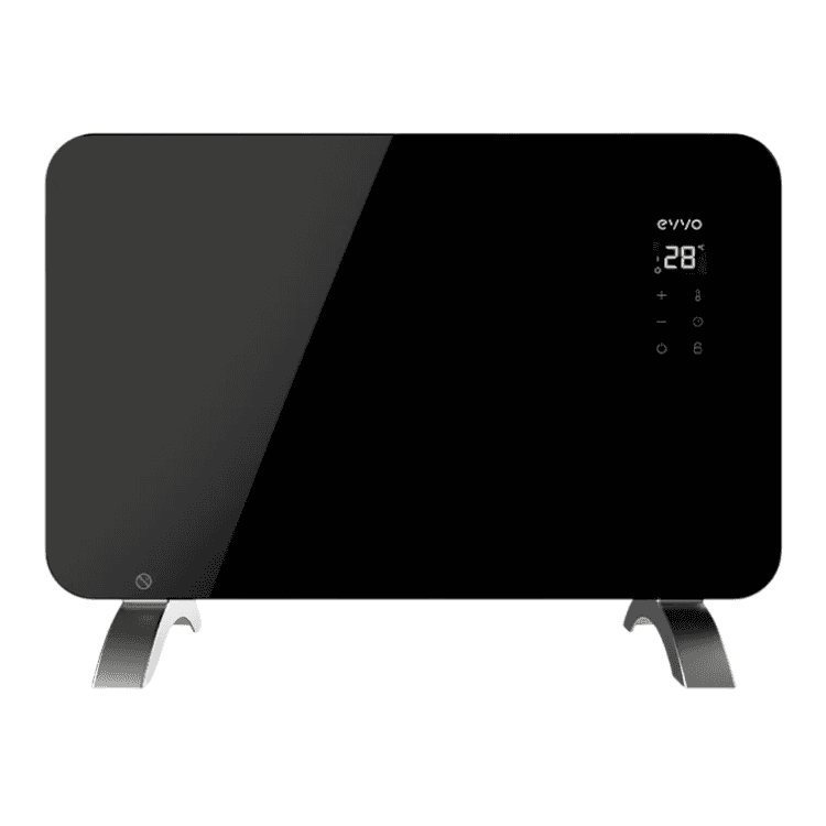 Convetor Evvo Radiador Convector C1000 Cristal 1000W Preto