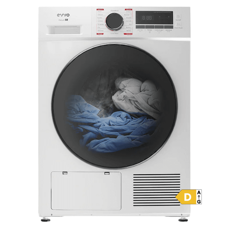 Máquina de Secar Roupa EVVO Nature S10 D 10Kg Classe D