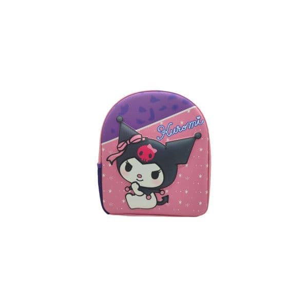 Sanrio Mochila Kuromi Hello Kitty 30cm Preto