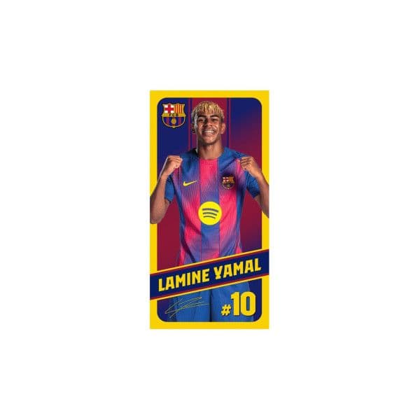 FC Barcelona Toalha Lamine Yamal Nº10 70x140cm