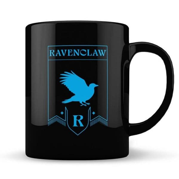 Grupo Erik Caneca Premium Ravenclaw Harry Potter Cerâmica Azul 350ml