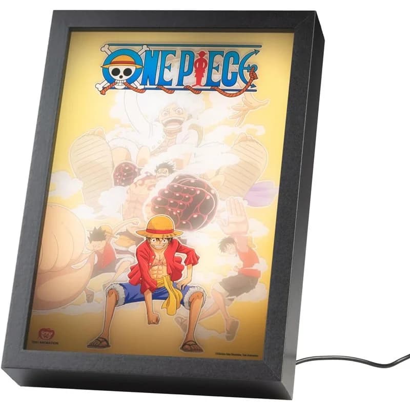 Grupo Erik Quadro Ilustrado com Iluminação LED One Piece 20x28cm