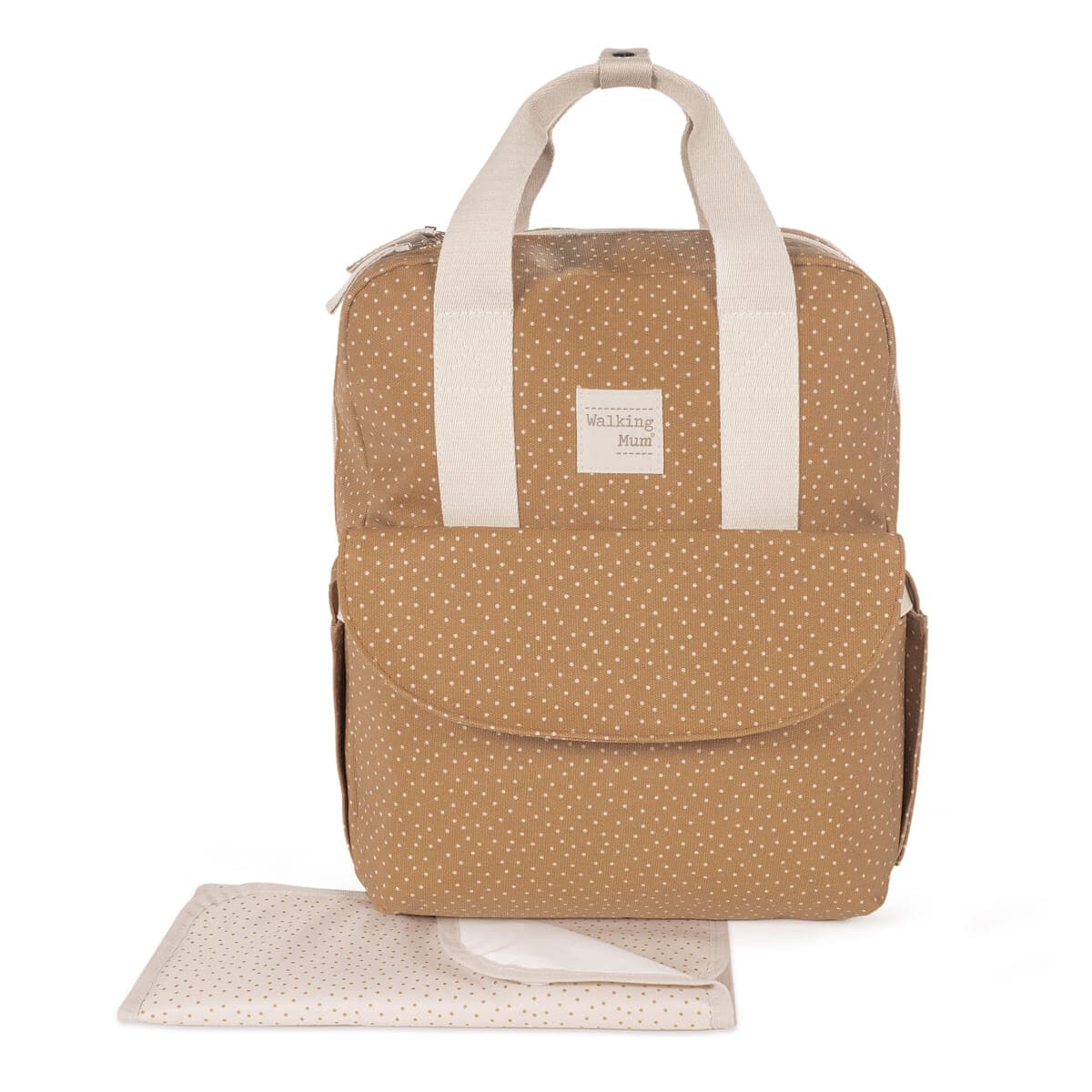 WALKING MOCHILA POLKA DOT POPPY CANELA|cantinhodobebe.pt