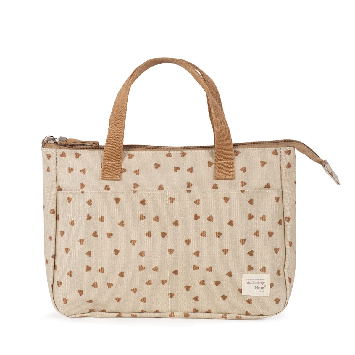 Walking Mum Walking Necessaire Hearts Poppy Cinnamon