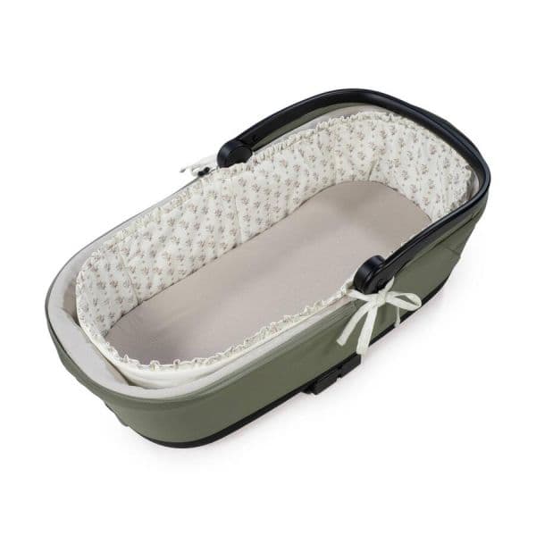 Walking Mum Forra para Alcofa com Varetas + Lençol de Baixo Botton Flores