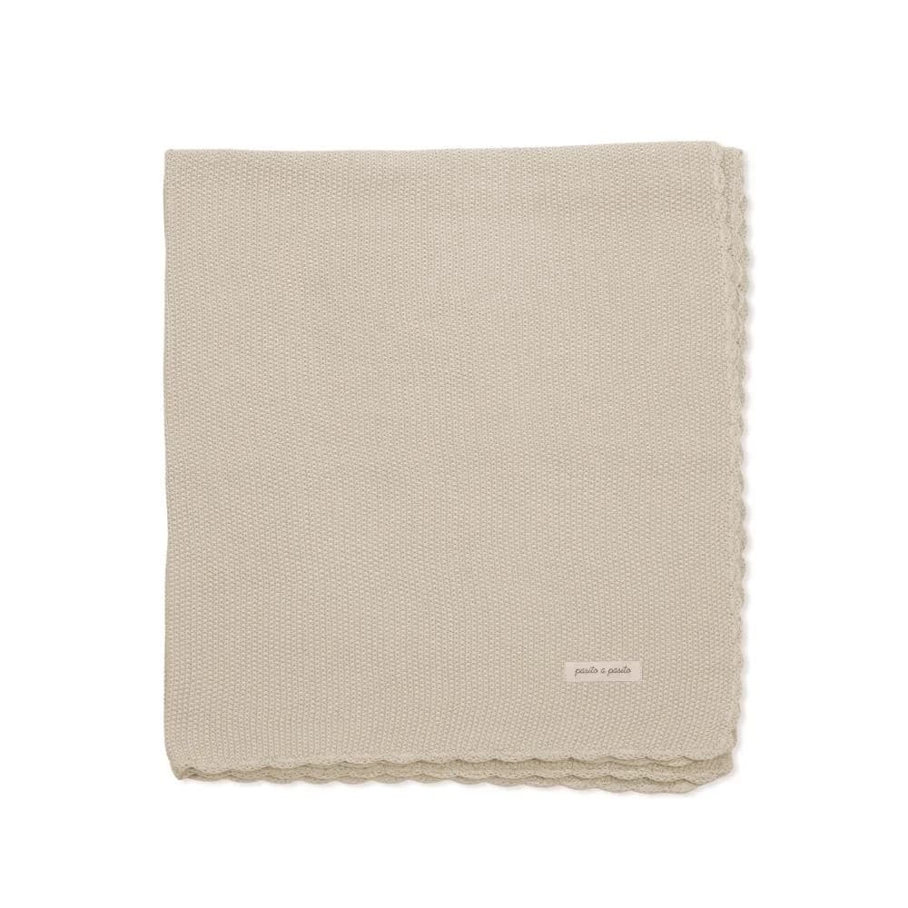 Pasito a Pasito Manta Tricot 75x100cm Bege