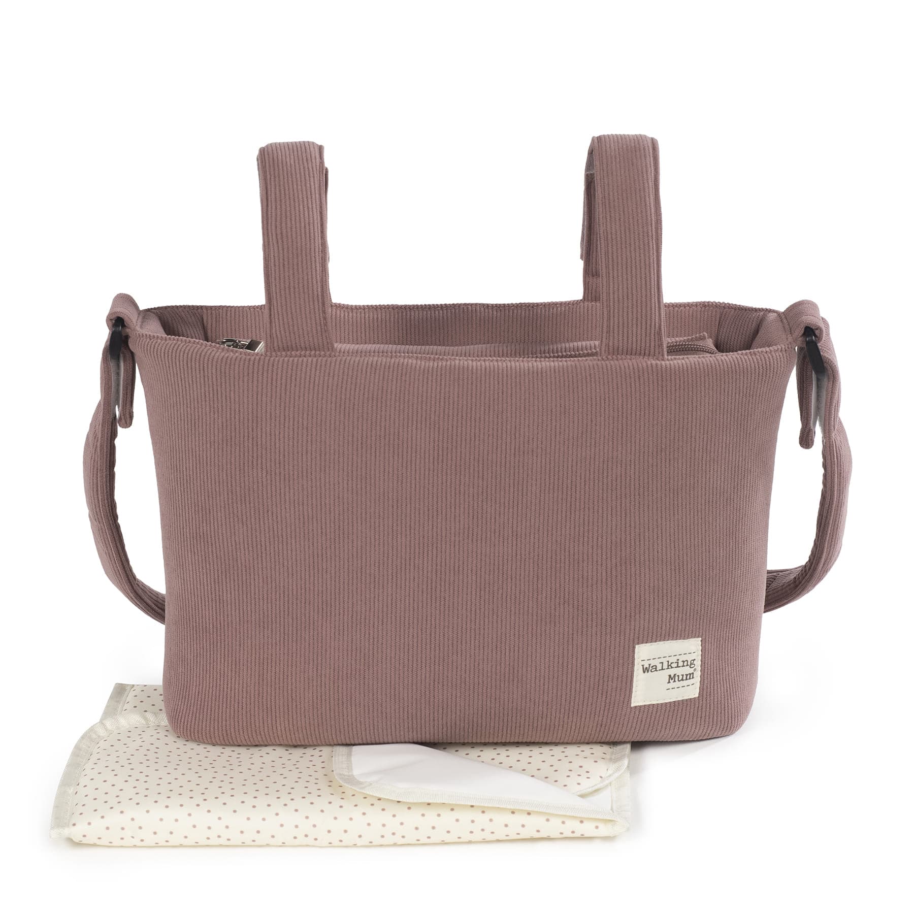 Walking Mum Bolsa de Veludo Gala Cerise
