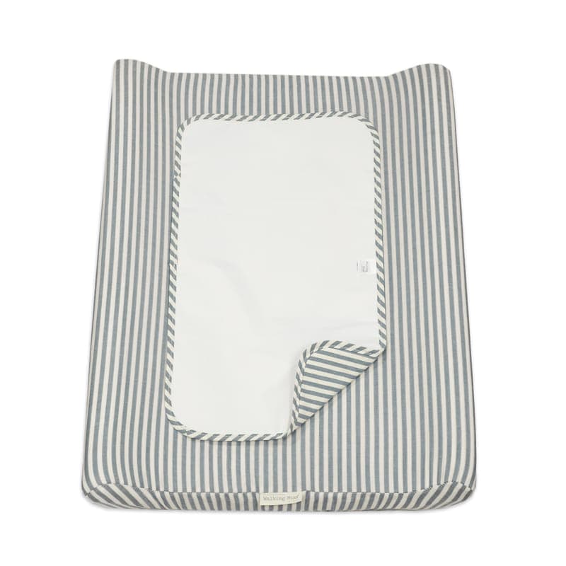 Walking Mum Muda fraldas 70×50 cm Praliné Strips Matcha