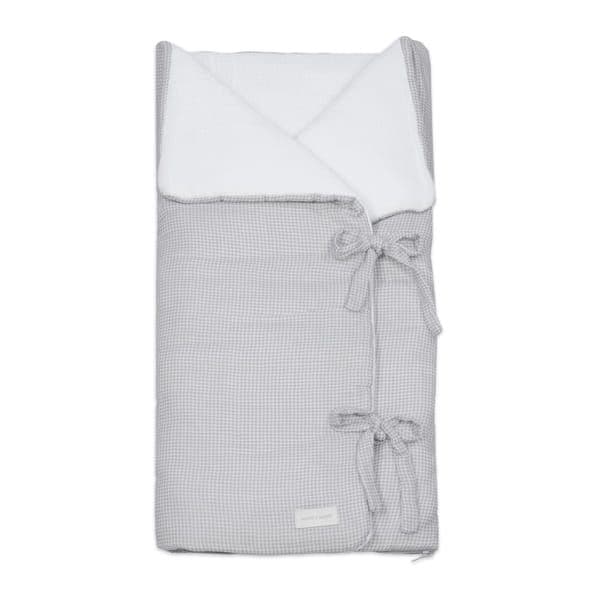 Pasito a Pasito Manta Little Bloom Tog 2.5 Vichy Grey