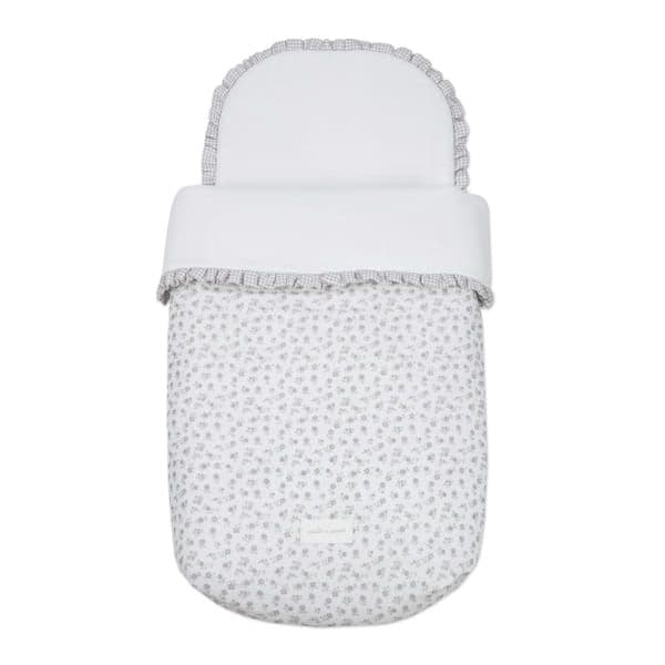 Pasito a Pasito Saco de Dormir Little Bloom Flowers Grey
