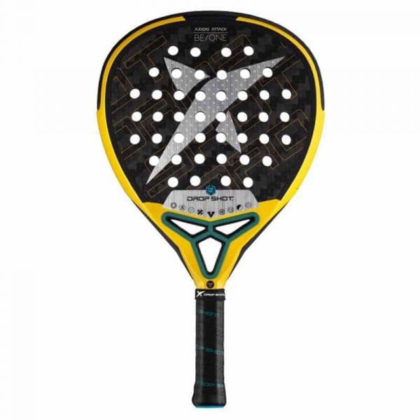 Drop Shot Raquete de Padel Axion Attack Dourado 350-370 gr