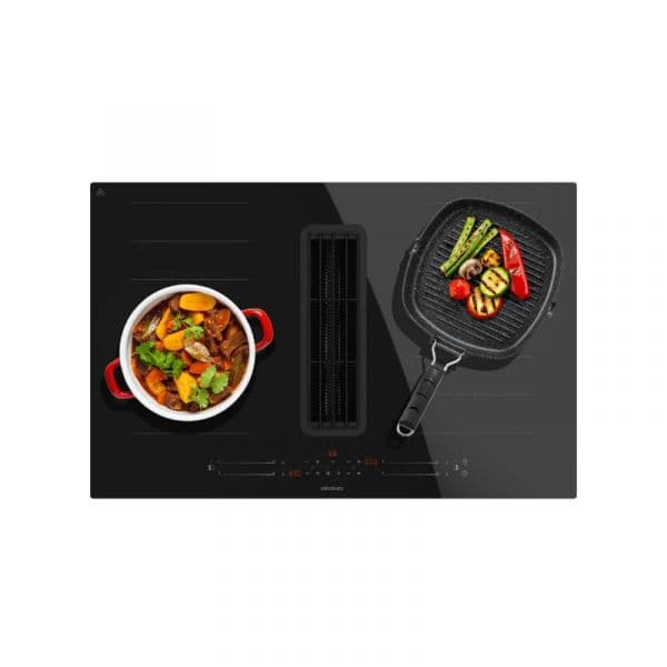 Placa Indução Cecotec Bolero Squad IH 4800 FullFlex80 80cm com Exaustor