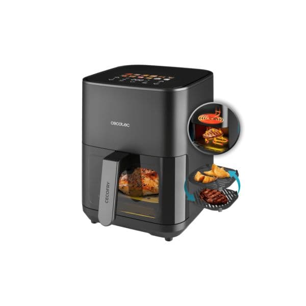 Fritadeira Cecotec Air Fryer Cecofry & Grill Duoheat 4000 4L