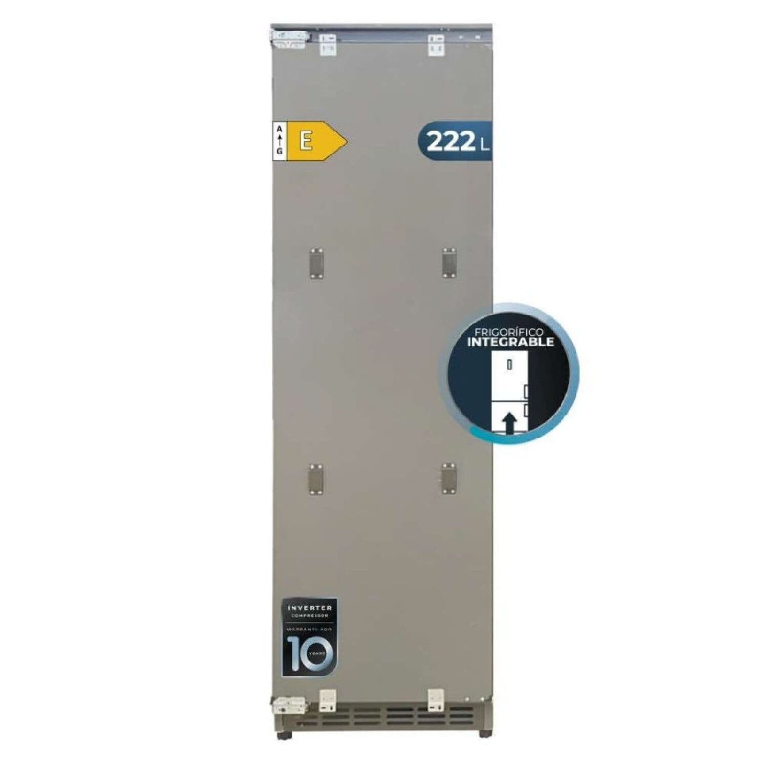 Arca Vertical Cecotec Bolero CoolMarket UF BI-D 222 222L Classe E