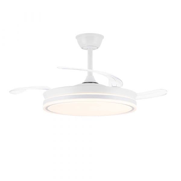 Cristalrecord Ventilador de Teto Cristal Evo Retrátil 72W