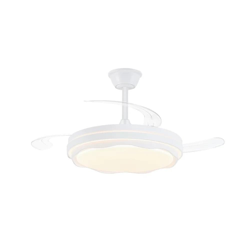 Ventilador Techo Vidro Prius Retrac App WH