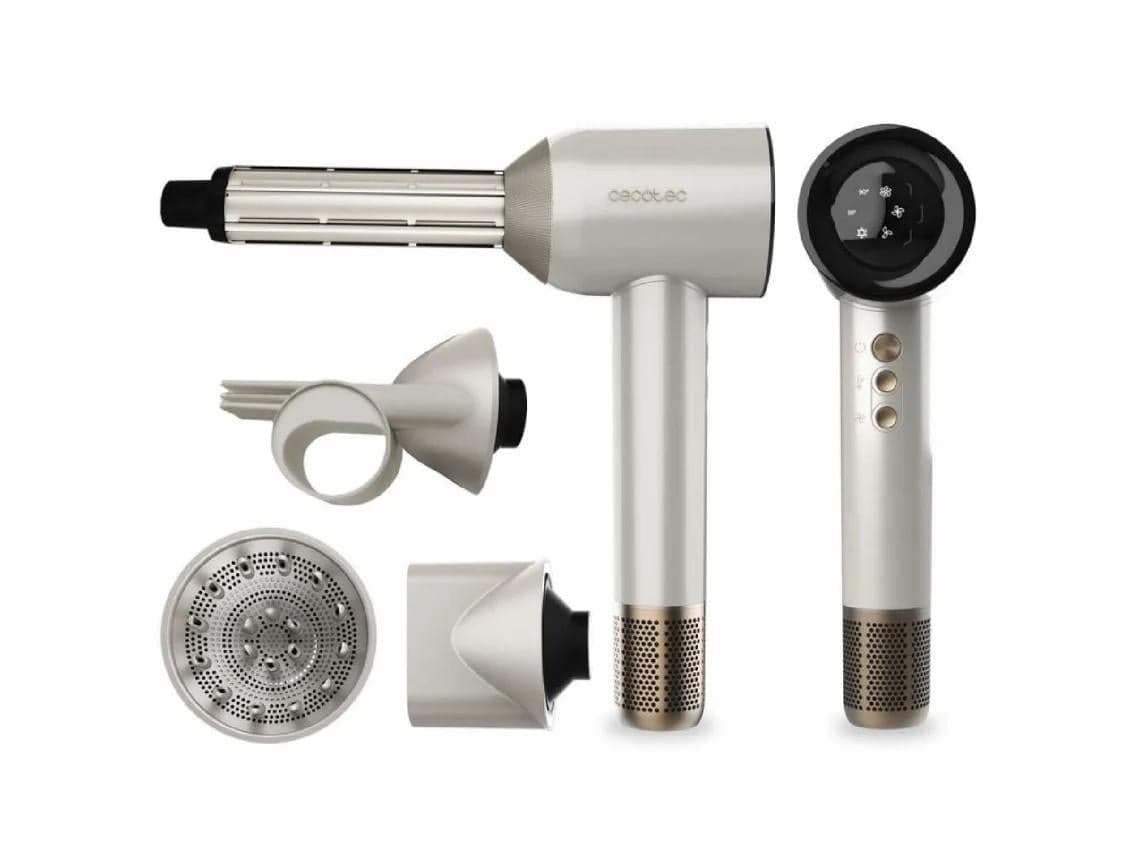 Cecotec Secador de Cabelo DryGlam Waves Champagne 103715