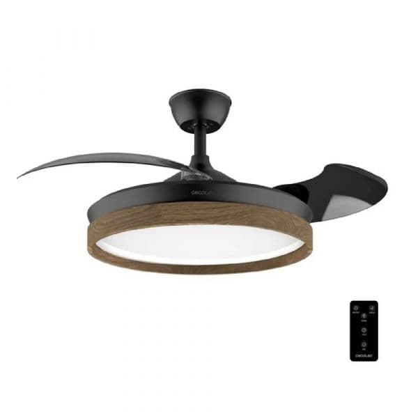 Cecotec Ventilador de Teto EnergySilence Aero 4320 Invisible Wood&Black