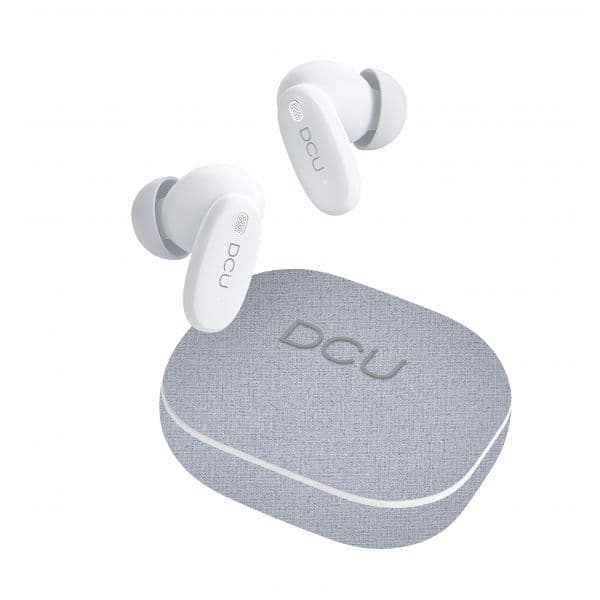 DCU Tecnologic CityEcho Auscultadores Sem Fios Bluetooth 6.0 ANC ENC Cinza