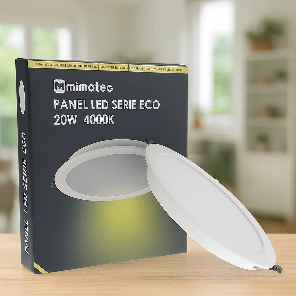 Downlight LED Redondo Serie Eco 20W 3000K
