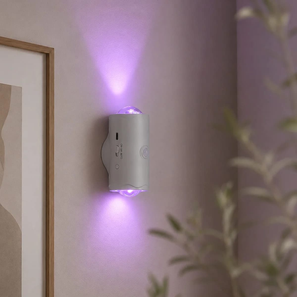 Aplique LED White com sensor Colours RGB sem fios