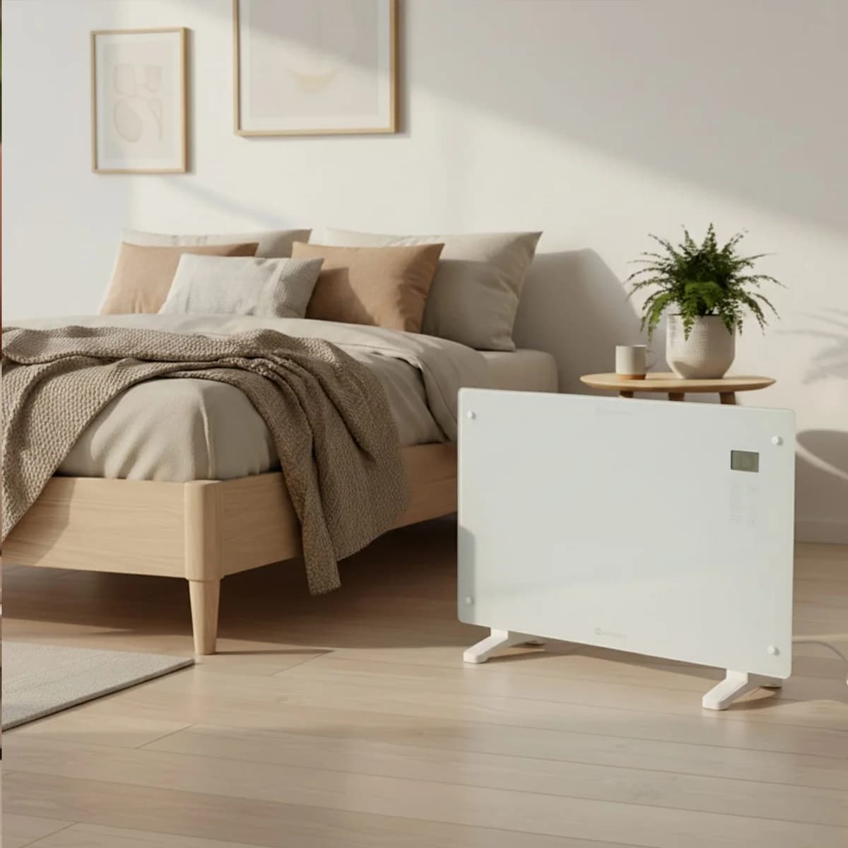 Radiador Convector Elétrico Branco Glass 2000W
