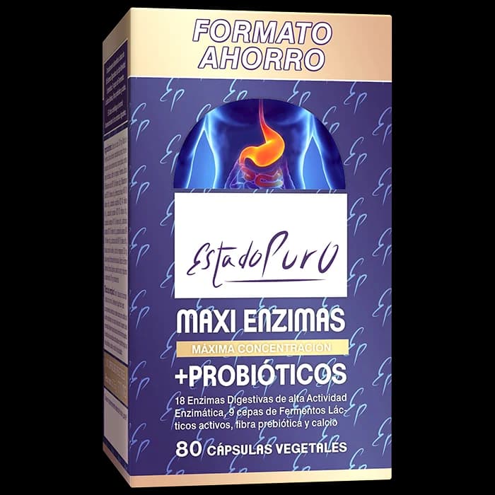 Maxi Enzimas + Probióticos (80 cápsulas) | Tongil - Enzimas Digestivas, Probióticos & Fibra Prebiótica