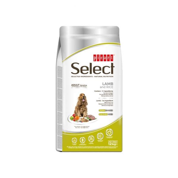 Picart Select Sensitive Adult Lamb & Rice 3Kg